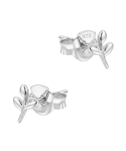 Little Leaf Silver Stud Earring STS-6564